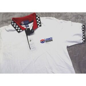 Lowe's Motor Speedway NASCAR Polo Shirt Men's Size M Retro 90's Style